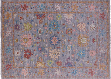 Hand-Knotted Turkish Oushak Rug - Manhattan Rugs