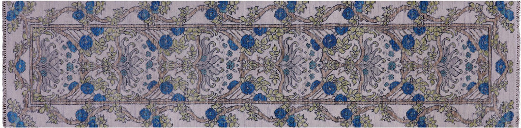 Runner William Morris Hand Knotted Wool Rug - Manhattan Rugs