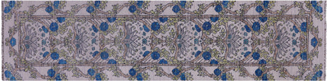Runner William Morris Hand Knotted Wool Rug - Manhattan Rugs