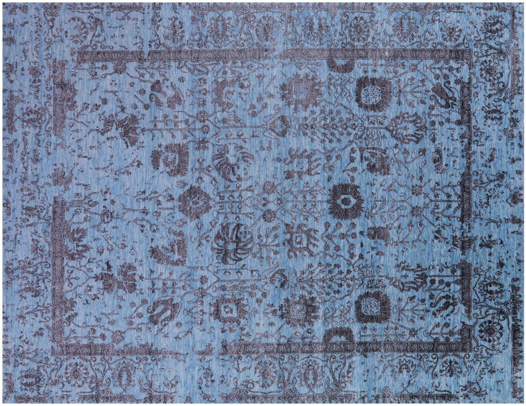 Persian Tabriz Hand Knotted Wool & Silk Rug - Manhattan Rugs