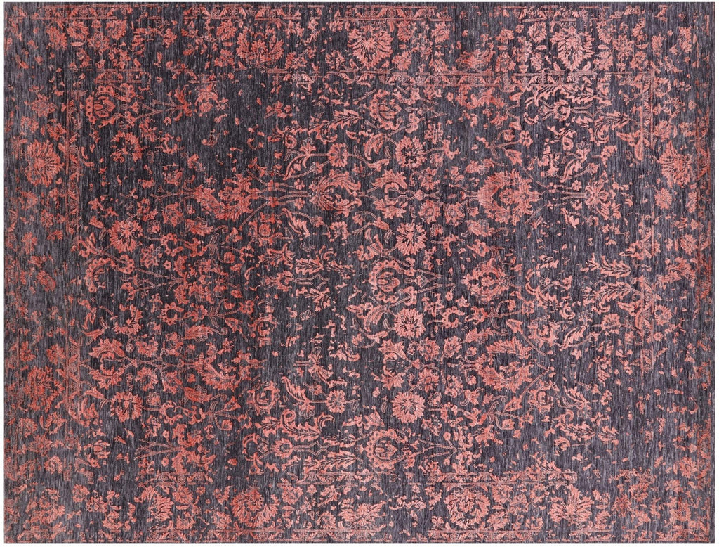 Persian Tabriz Hand Knotted Wool & Silk Rug - Manhattan Rugs