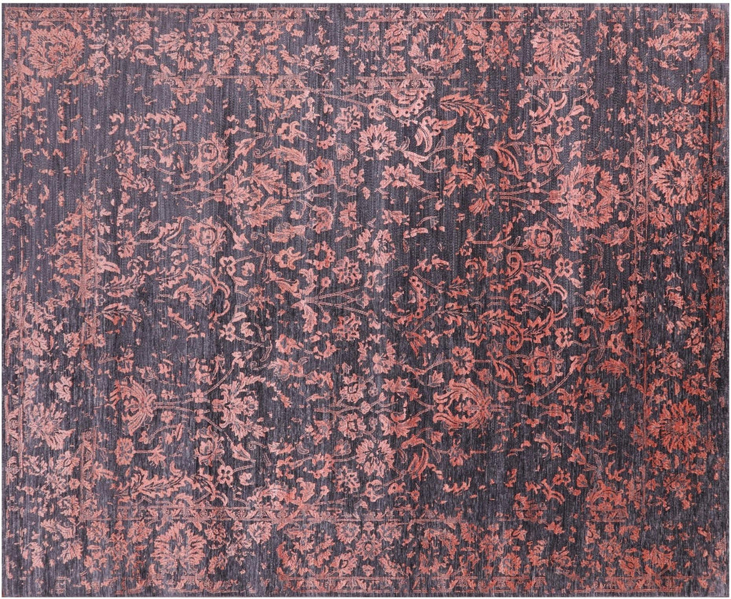 Persian Tabriz Hand-Knotted Wool & Silk Rug - Manhattan Rugs