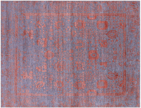 Wool & Silk Persian Tabriz Hand Knotted Rug - Manhattan Rugs