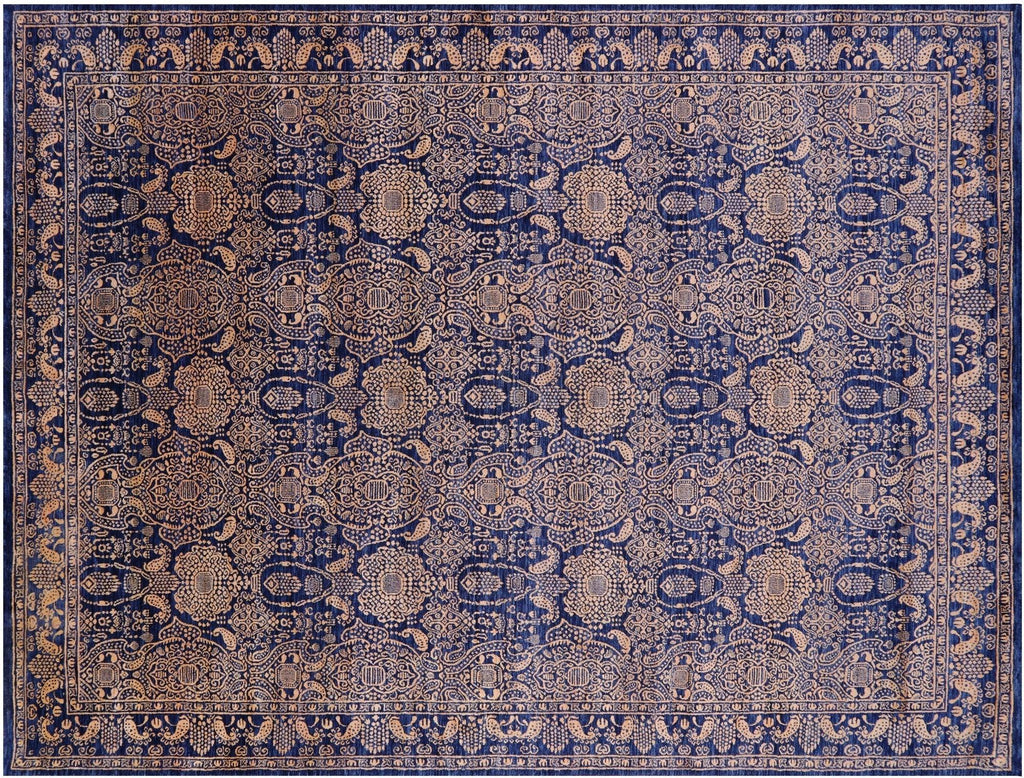 Persian Hand-Knotted Wool & Silk Rug - Manhattan Rugs