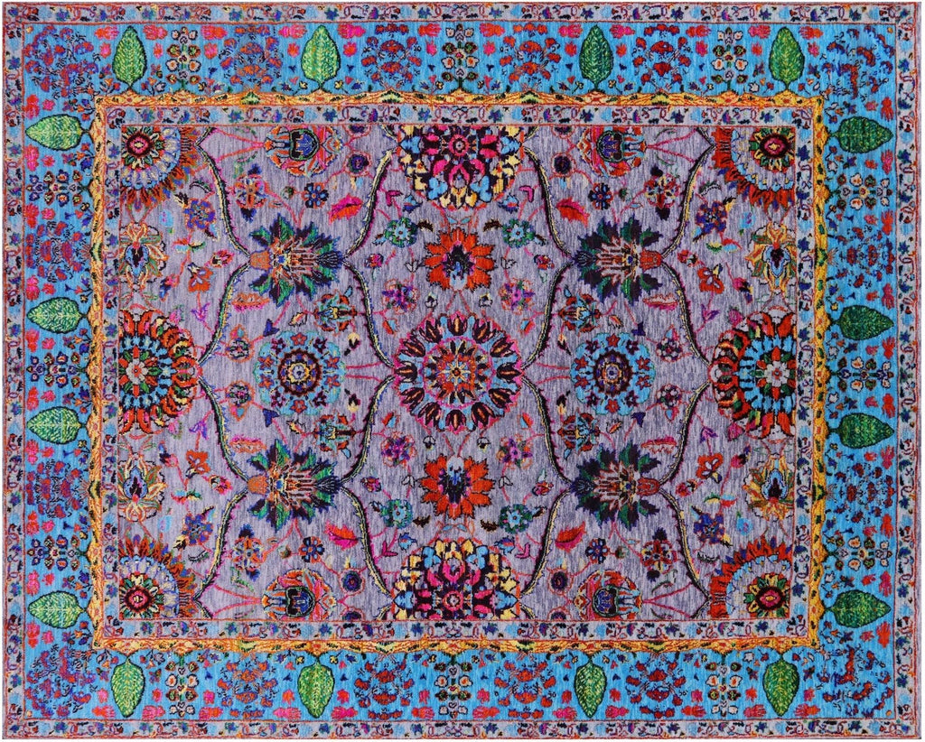 Wool & Silk Persian Tabriz Handmade Rug - Manhattan Rugs