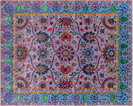 Wool & Silk Persian Tabriz Handmade Rug - Manhattan Rugs