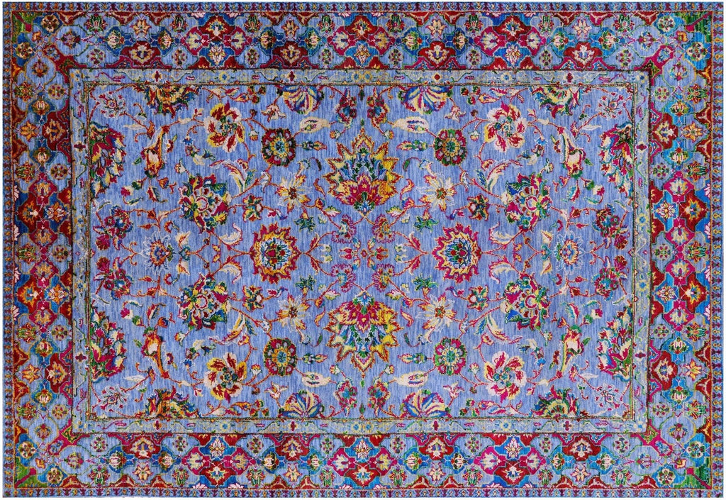 Persian Tabriz Hand Knotted Wool & Silk Rug - Manhattan Rugs