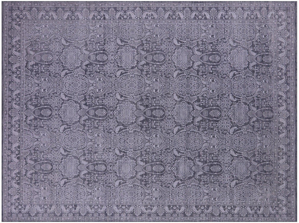 Persian Hand-Knotted Wool & Silk Rug - Manhattan Rugs