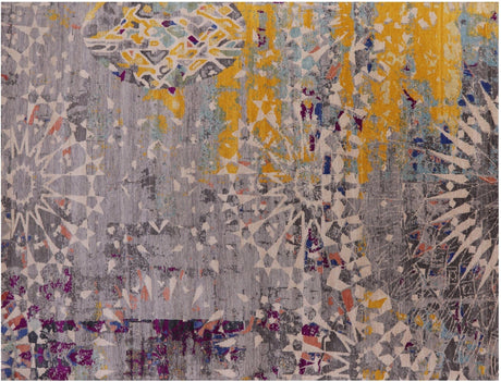 Modern Hand Knotted Wool Rug - Manhattan Rugs