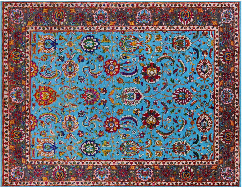 Wool & Silk Persian Tabriz Handmade Rug - Manhattan Rugs