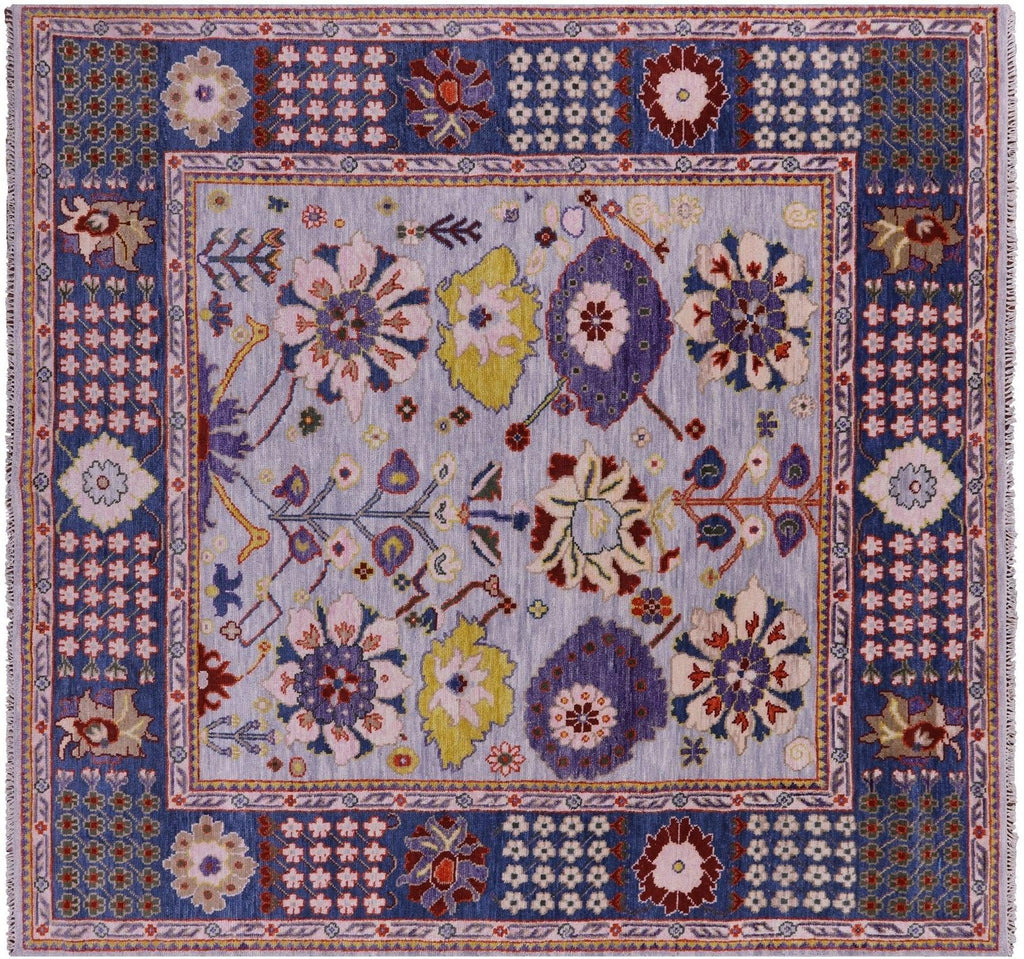 Square Turkish Oushak Handmade Wool Rug - Manhattan Rugs
