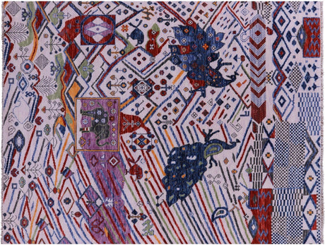 Moroccan Hand-Knotted Wool Rug - Manhattan Rugs