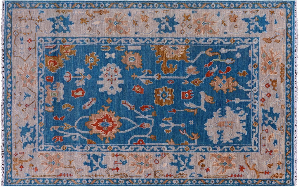 Handmade Turkish Oushak Wool Rug - Manhattan Rugs