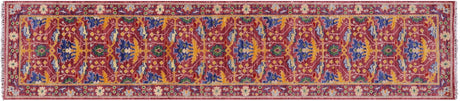 William Morris Hand Knotted Wool Runner Rug - Manhattan Rugs