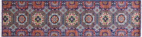 Mamluk Hand-Knotted Wool Runner Rug - Manhattan Rugs