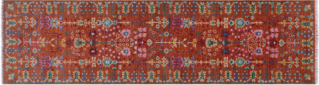 Runner Turkish Oushak Handmade Wool Rug - Manhattan Rugs