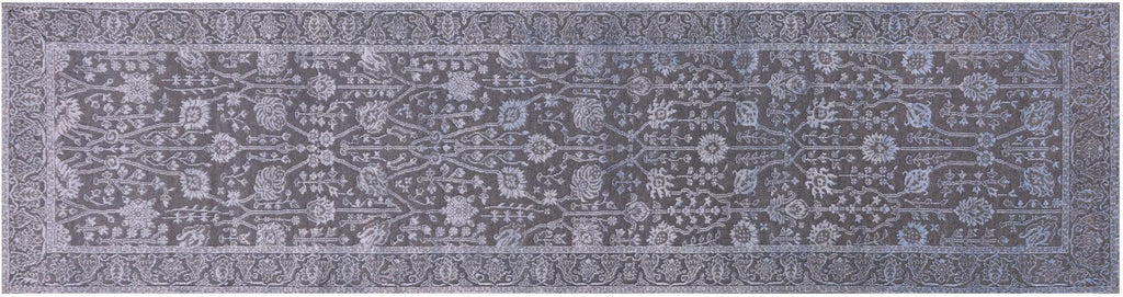 Runner Persian Tabriz Wool & Silk Hand-Knotted Rug - Manhattan Rugs