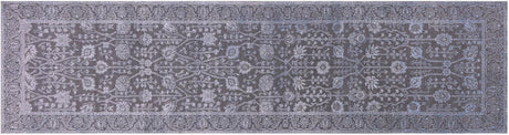 Runner Persian Tabriz Wool & Silk Hand-Knotted Rug - Manhattan Rugs
