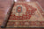 Rust 8' 1" X 10' 2" Heriz Serapi Handmade Wool Rug - Q15993