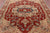 Rust 8' 1" X 10' 2" Heriz Serapi Handmade Wool Rug - Q15993