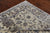 Ivory 8' 1" X 9' 11" Persian Tabriz Hand Knotted Wool & Silk Rug - Q16036