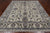 Ivory 8' 1" X 9' 11" Persian Tabriz Hand Knotted Wool & Silk Rug - Q16036