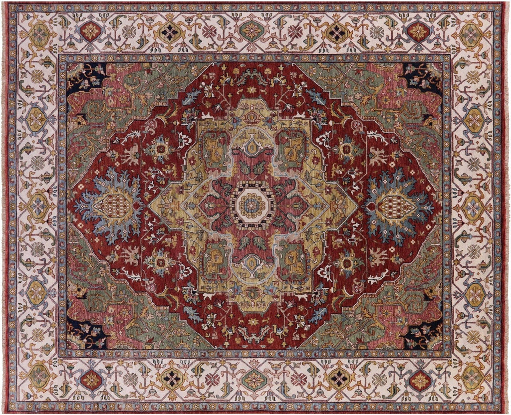 Hand Knotted Persian Fine Serapi Wool Rug - Manhattan Rugs
