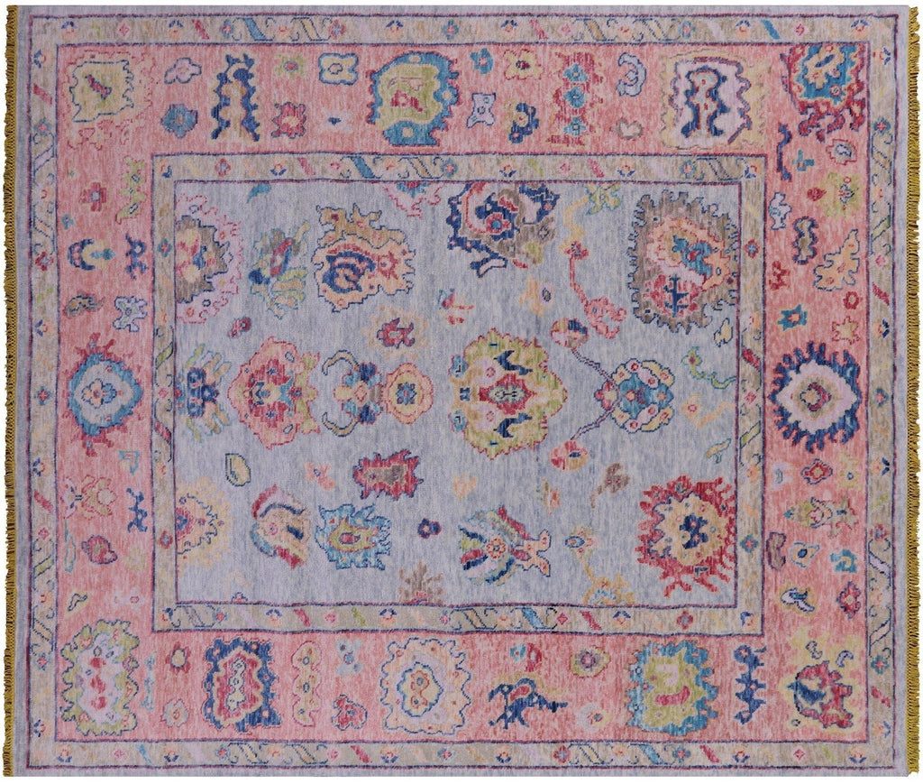 Hand Knotted Turkish Oushak Wool Rug - Manhattan Rugs