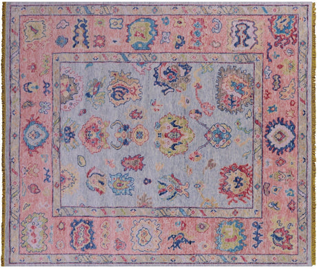 Hand Knotted Turkish Oushak Wool Rug - Manhattan Rugs