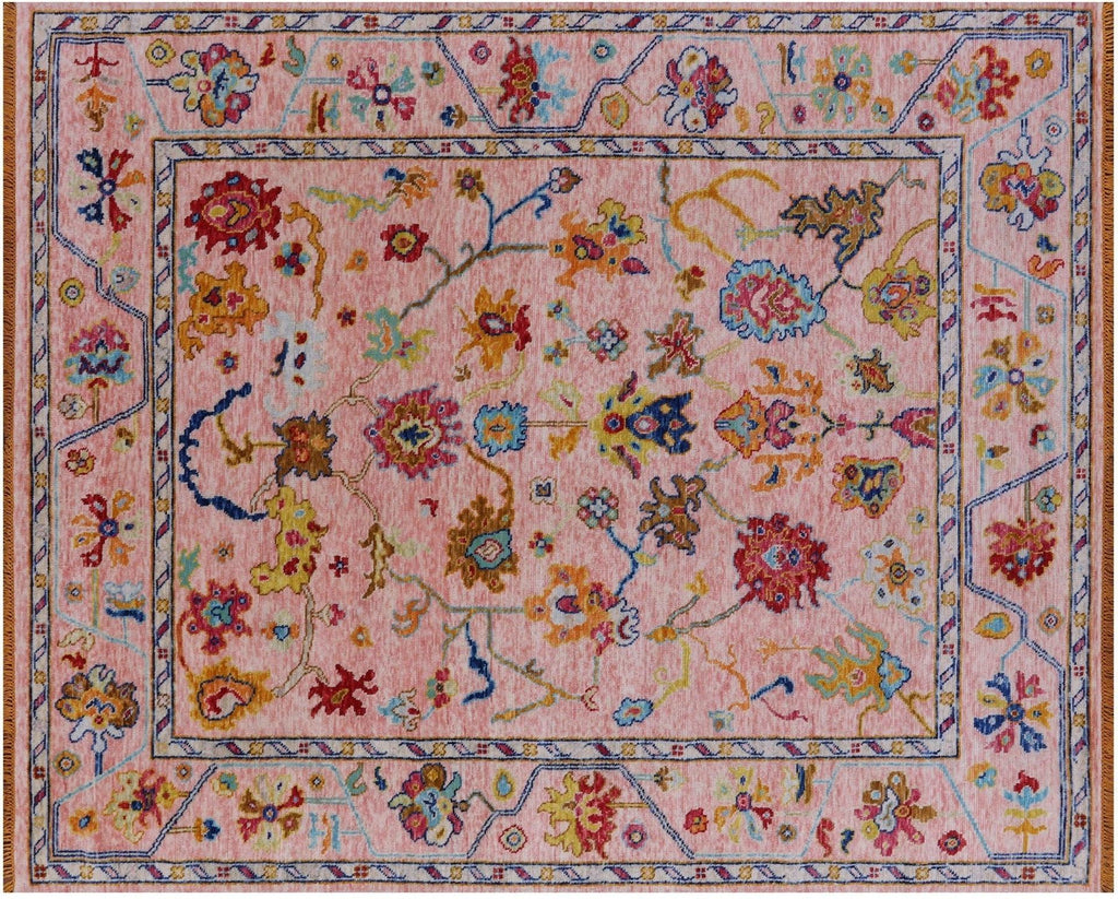 Turkish Oushak Hand Knotted Rug - Manhattan Rugs