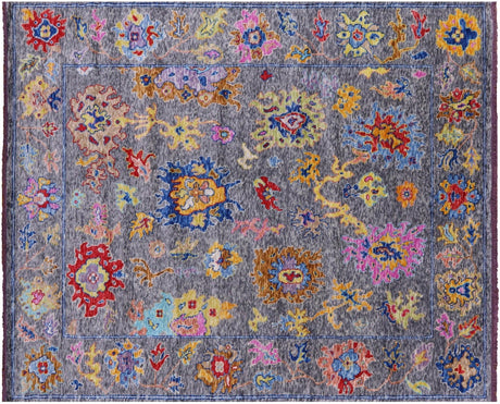 Turkish Oushak Hand-Knotted Wool Rug - Manhattan Rugs