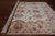 SUPER SALE Ivory Turkish Angora Oushak Handmade Wool Rug 9' 3" X 12' 0" - Q16072
