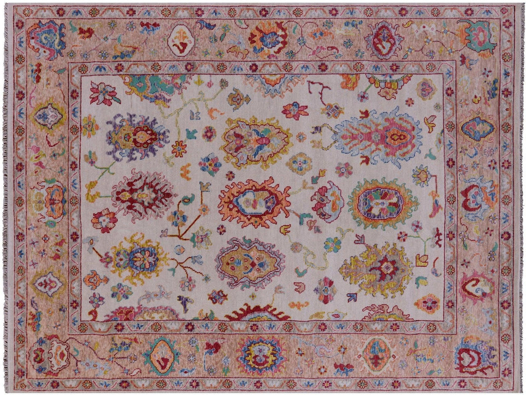 Turkish Oushak Handmade Wool Rug - Manhattan Rugs