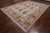SUPER SALE Ivory Turkish Angora Oushak Handmade Wool Rug 9' 3" X 12' 0" - Q16072