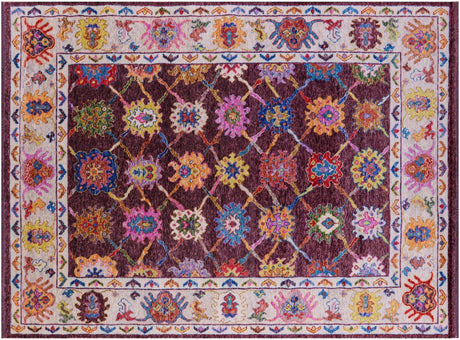 Turkish Oushak Hand-Knotted Wool Rug - Manhattan Rugs