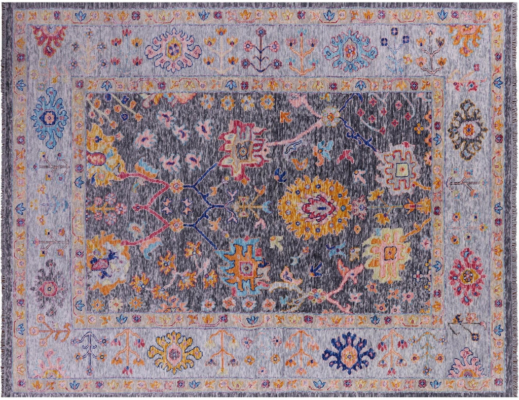 Hand Knotted Turkish Oushak Wool Rug - Manhattan Rugs