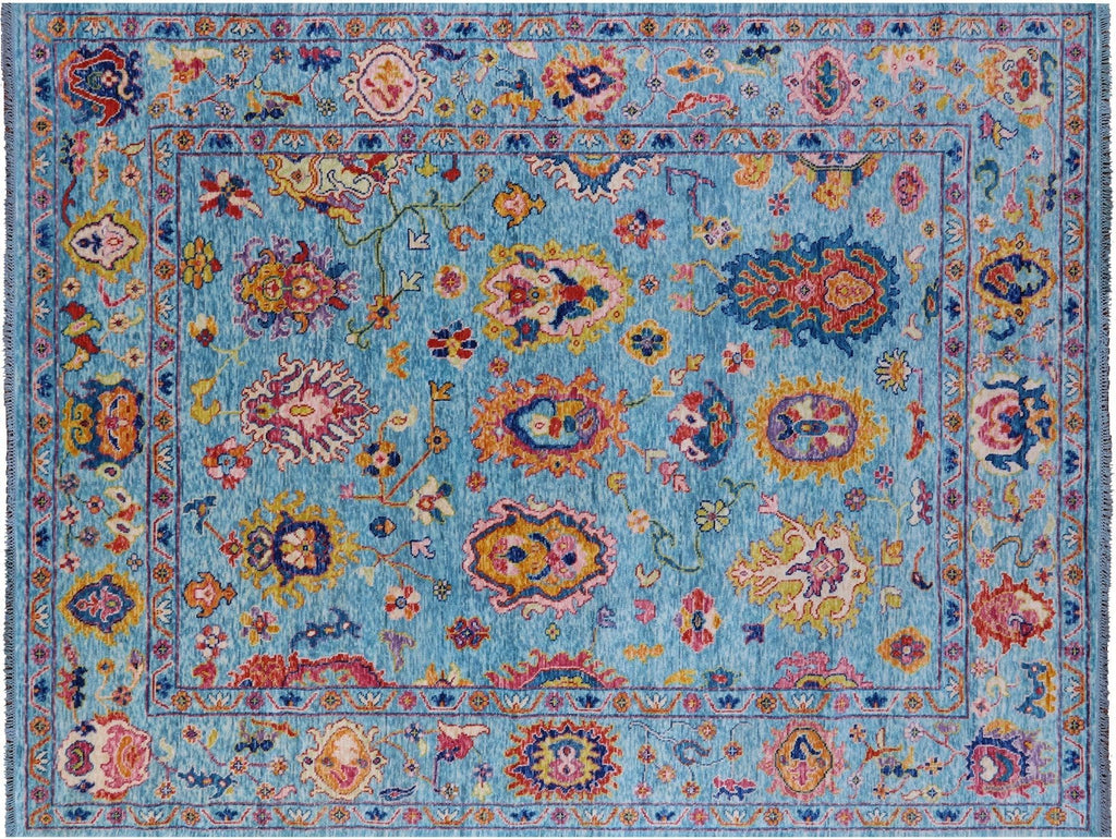 Handmade Turkish Oushak Wool Rug - Manhattan Rugs