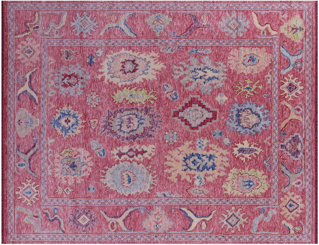 Handmade Turkish Oushak Wool Rug - Manhattan Rugs