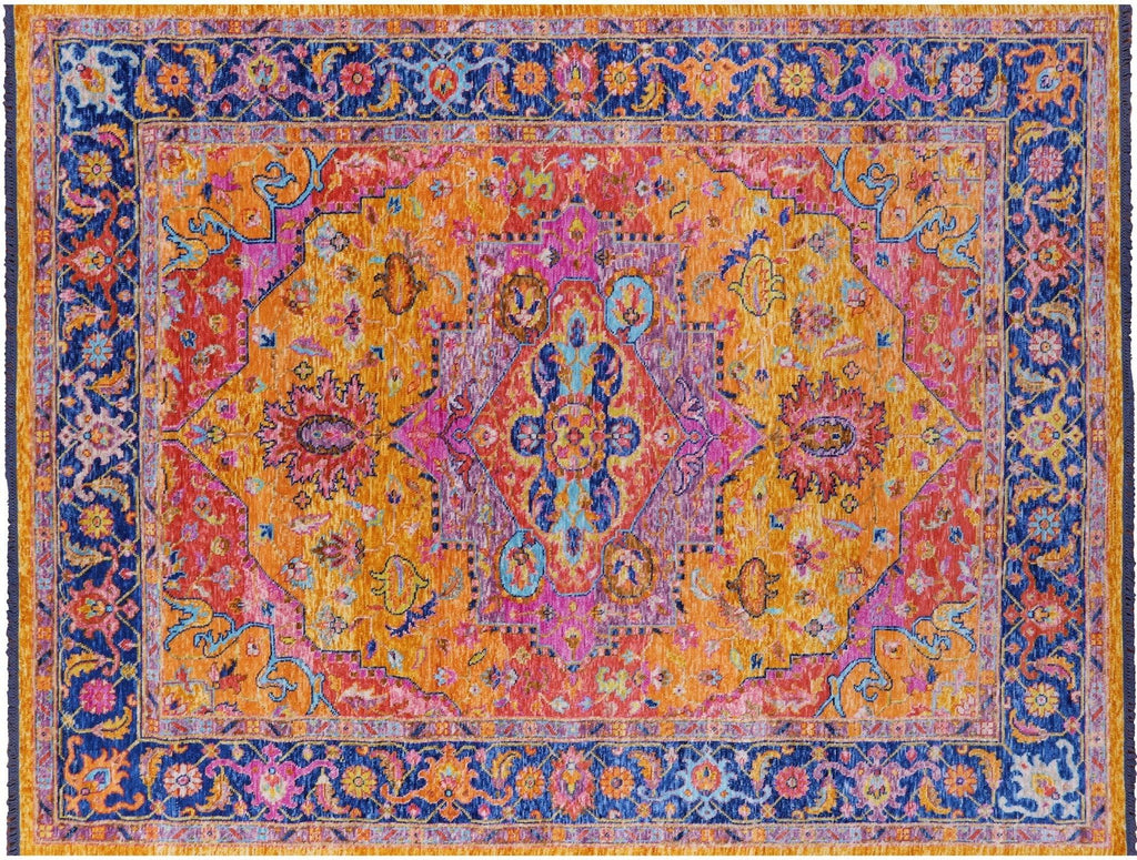 Heriz Serapi Hand-Knotted Wool Rug - Manhattan Rugs