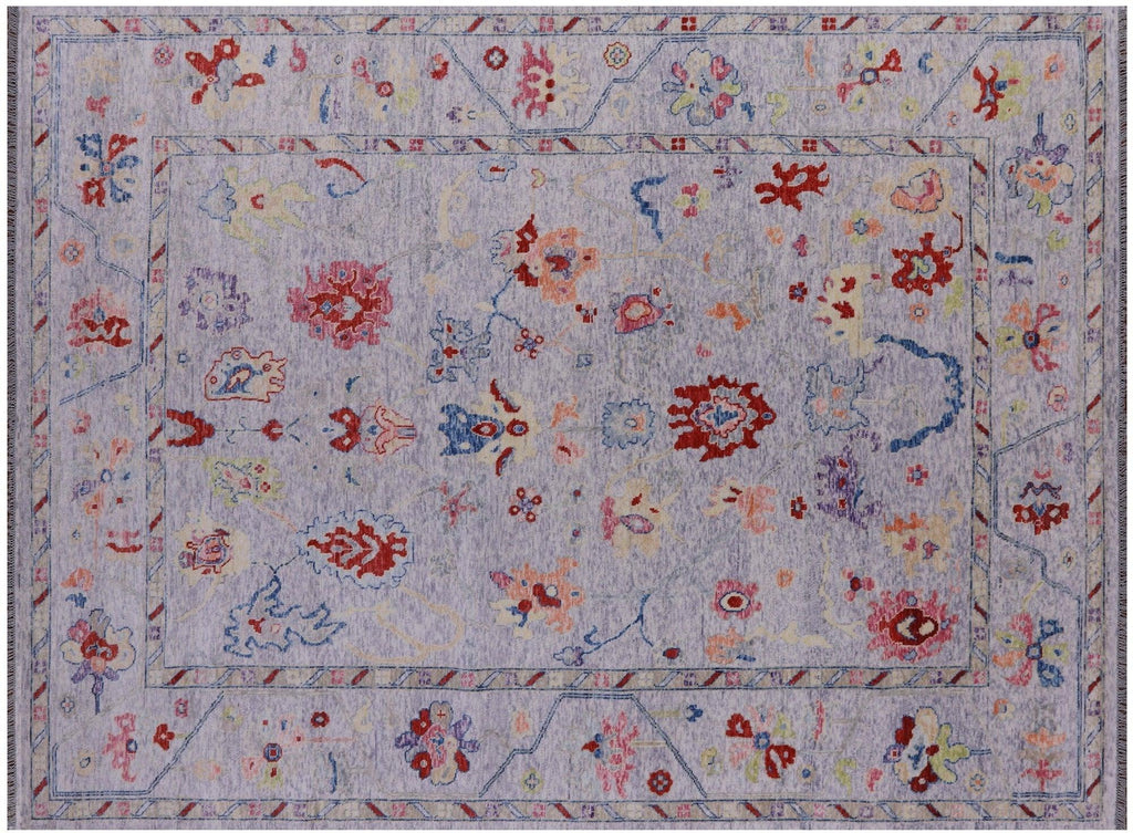 Turkish Oushak Hand Knotted Wool Rug - Manhattan Rugs