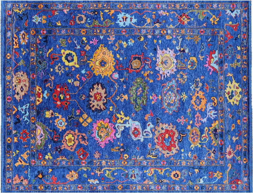 Turkish Oushak Handmade Wool Rug - Manhattan Rugs