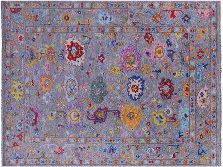 Turkish Oushak Hand-Knotted Wool Rug - Manhattan Rugs