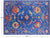 Blue 10' 3" X 13' 9" Turkish Angora Oushak Handmade Wool Rug - Q16103