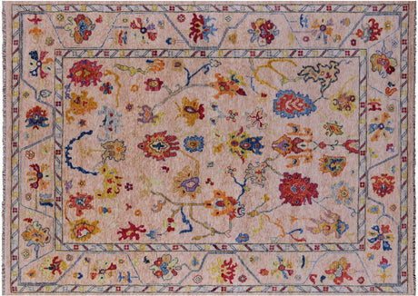 Turkish Oushak Handmade Wool Rug - Manhattan Rugs