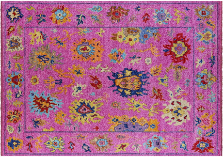 Turkish Oushak Handmade Wool Rug - Manhattan Rugs
