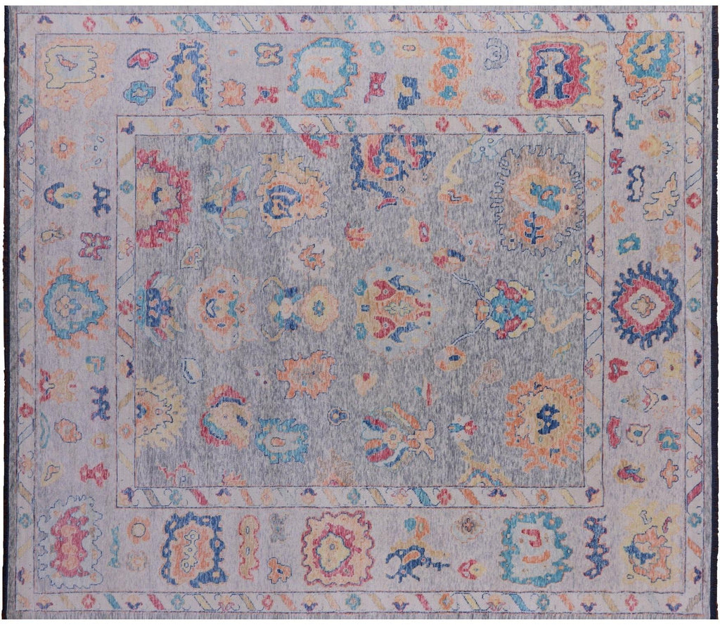 Turkish Oushak Hand Knotted Wool Rug - Manhattan Rugs