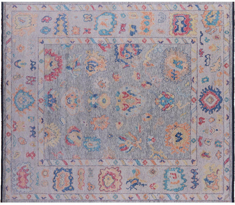 Turkish Oushak Hand Knotted Wool Rug - Manhattan Rugs