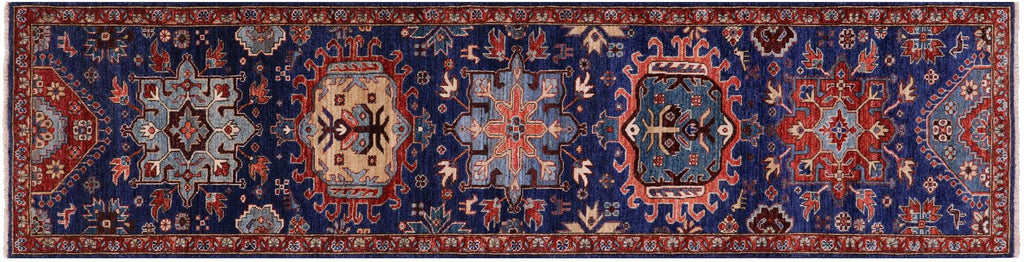 Runner Hand-Knotted Super Heriz Serapi Wool Rug - Manhattan Rugs