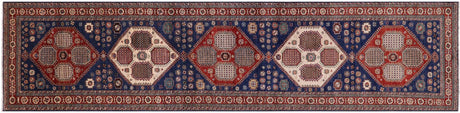 Runner Super Heriz Serapi Handmade Wool Rug - Manhattan Rugs