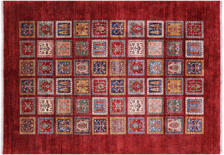 Hand Knotted Persian Garden Design Wool Rug - Manhattan Rugs